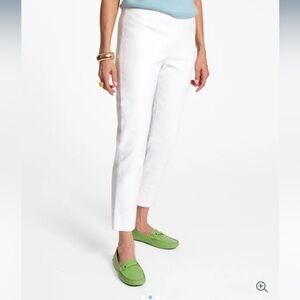 NWT Frances Valentine Lucy Cigarette Pant in White